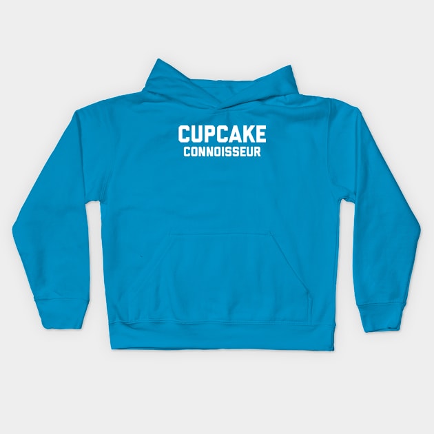 Cupcake Connoisseur Kids Hoodie by PodDesignShop